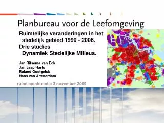 ruimteconferentie 3 november 2009