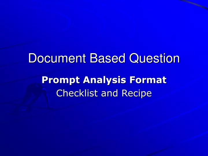 document based question