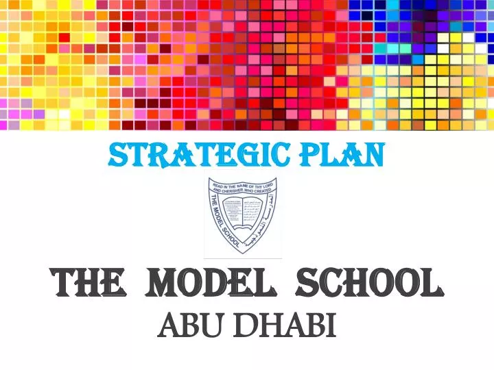 strategic plan the model school abu dhabi