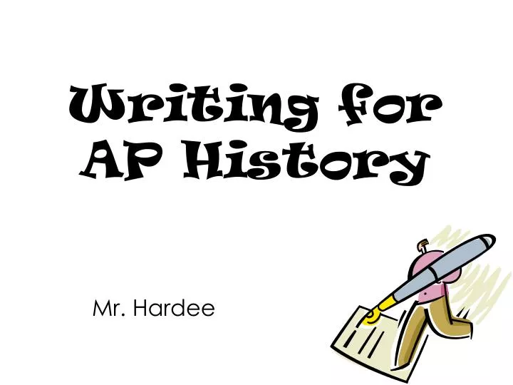 writing for ap history