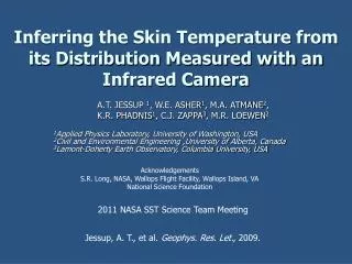 Inferring the Skin Temperature from its Distribution Measured with an Infrared Camera