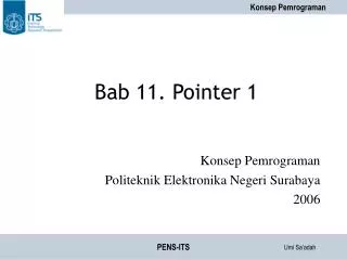 bab 11 pointer 1