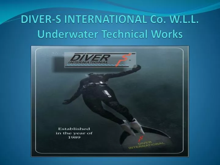 diver s international co w l l underwater technical works