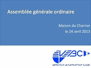 assembl e g n rale ordinaire