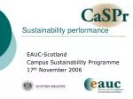 Sustainability performance - slide 1