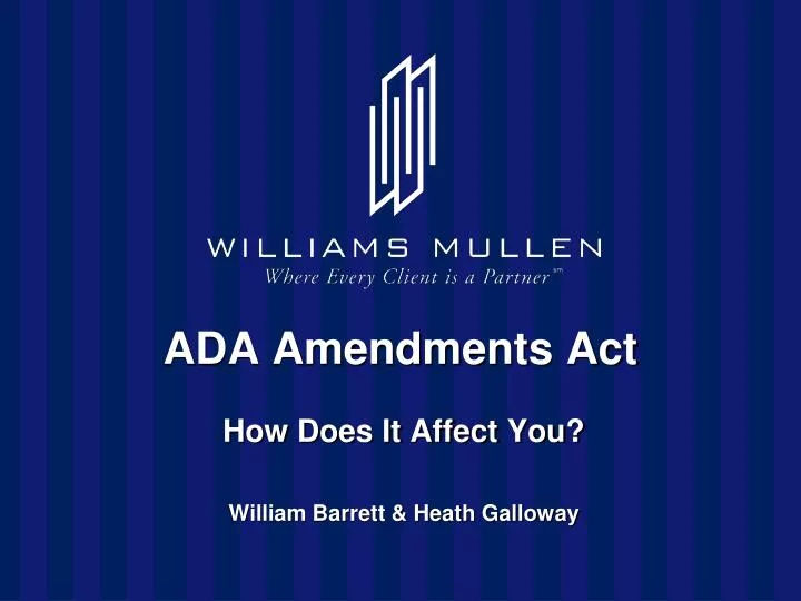 ada amendments act