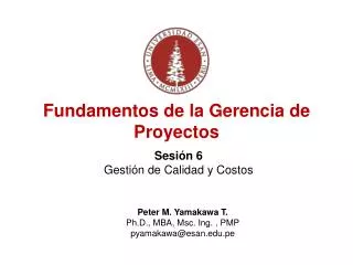 fundamentos de la gerencia de proyectos