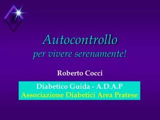 autocontrollo per vivere serenamente