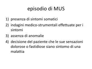 episodio di MUS