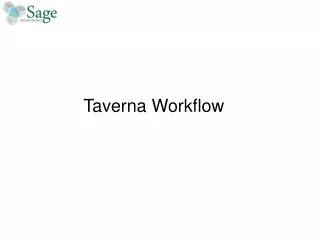 Taverna Workflow