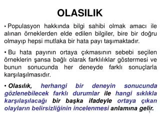 olasilik