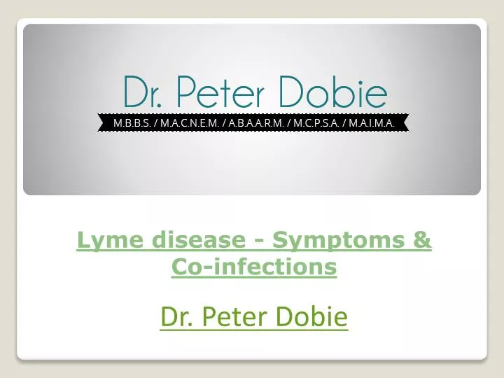 lyme disease symptoms co infections