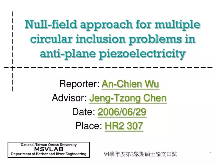 null field approach for multiple circular inclusion problems in anti plane piezoelectricity