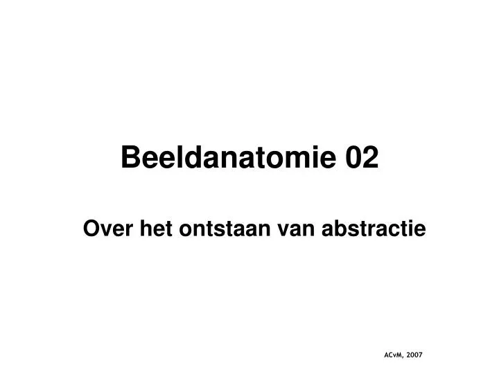 beeldanatomie 02