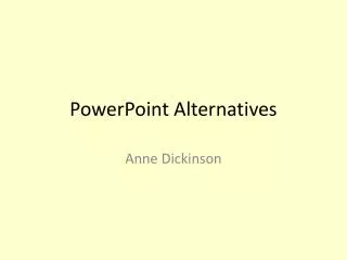 PowerPoint Alternatives