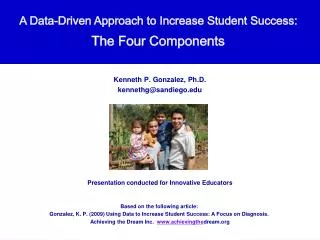 A Data-Driven Approach to Increase Student Success: The Four Components