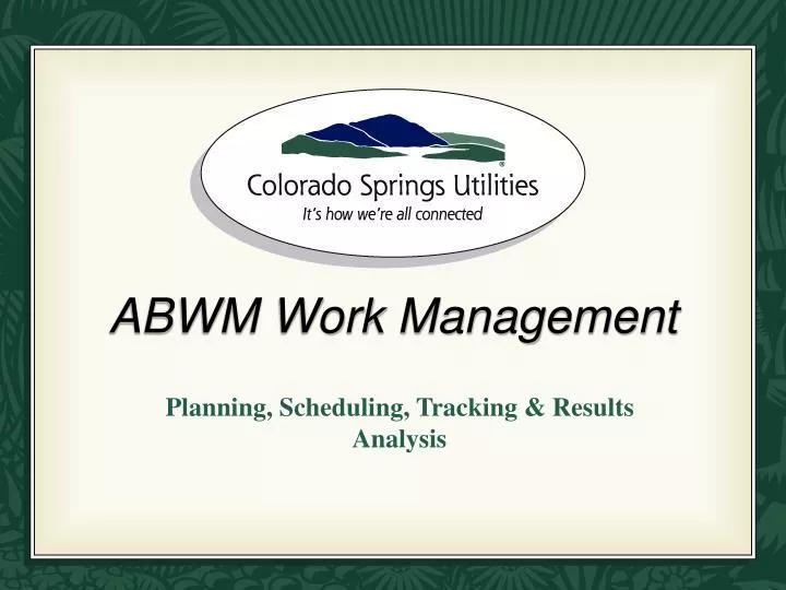 abwm work management