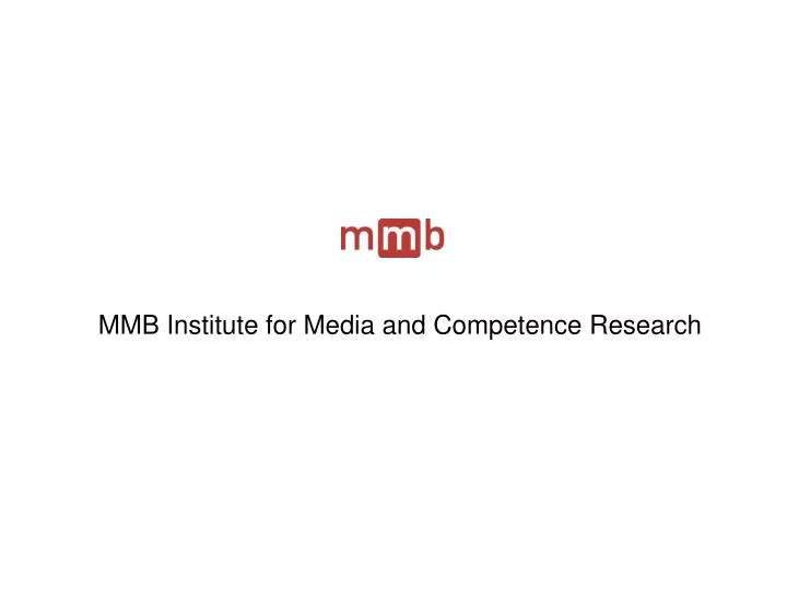 mmb institute for media and competence research