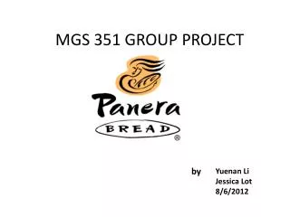 MGS 351 GROUP PROJECT