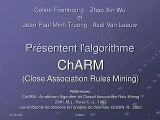 c line frambourg zhao xin wu et jean paul minh truong axel van leeuw pr sentent l algorithme
