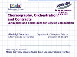 Choreography, Orchestration, and Contracts Languages and Techniques for Service Composition