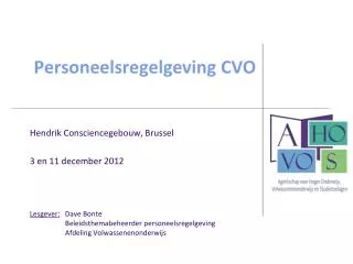personeelsregelgeving cvo