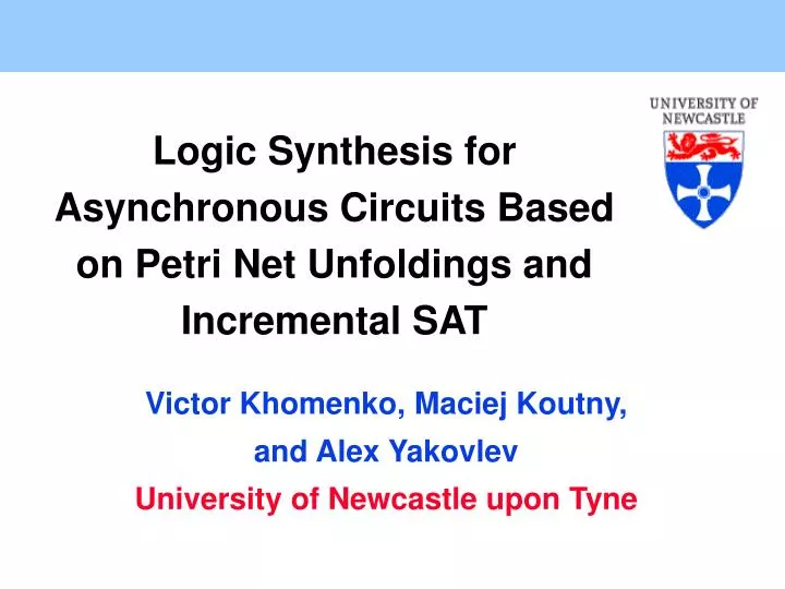 logic synthesis for asynchronous circuits based on petri net unfoldings and incremental sat