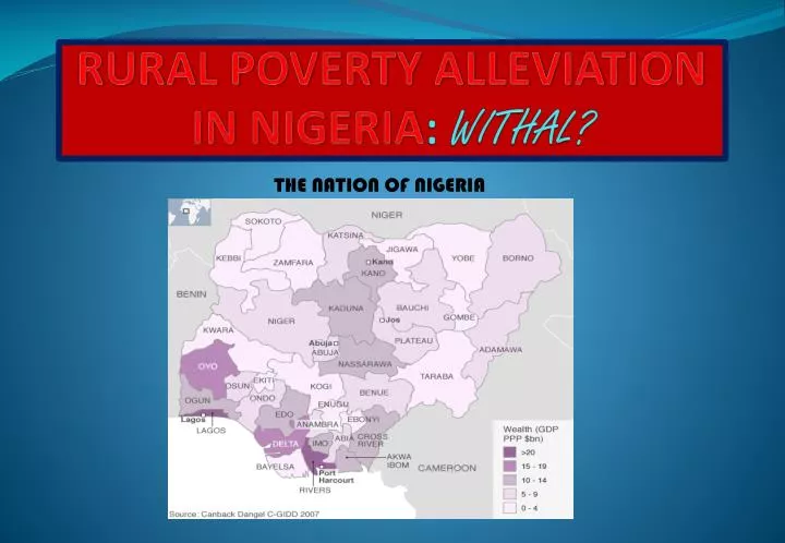 rural poverty alleviation in nigeria withal