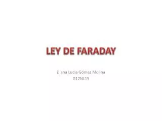 ley de faraday