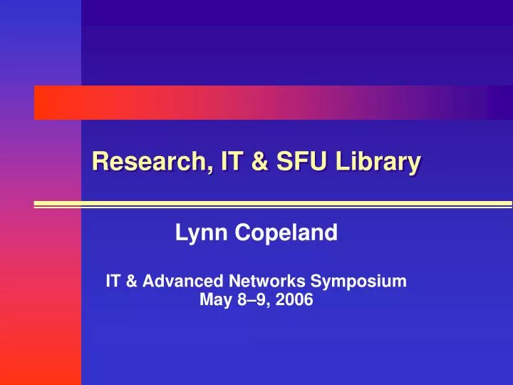 research it sfu library