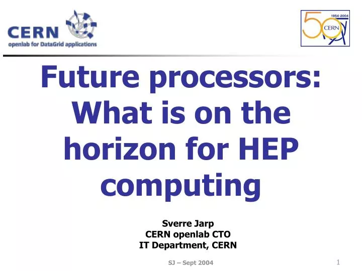 future processors what is on the horizon for hep computing