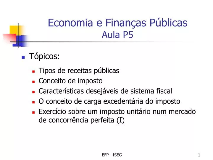 economia e finan as p blicas aula p5