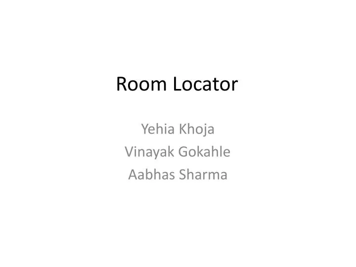room locator