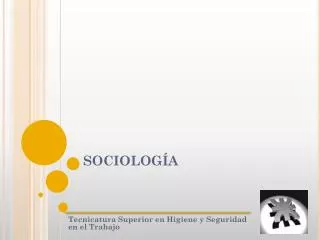 sociolog a