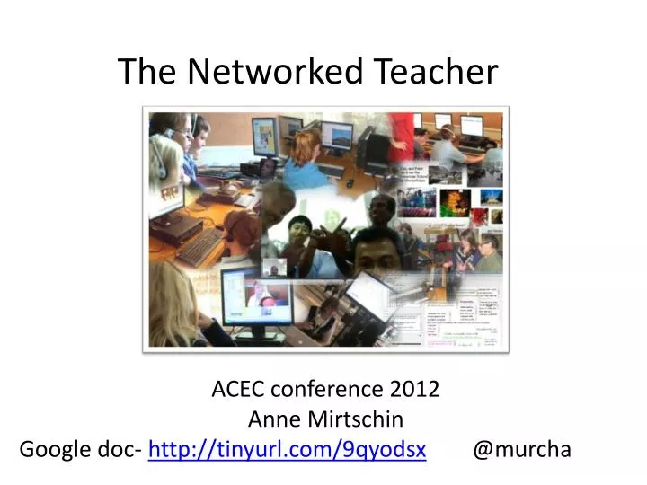 the networked teacher