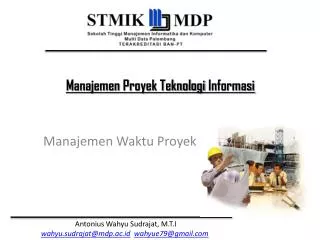 manajemen waktu proyek