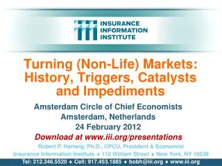 Turning (Non-Life) Markets: History, Triggers, Catalysts and Impediments