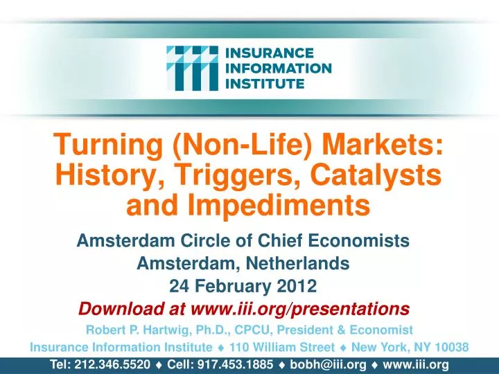 turning non life markets history triggers catalysts and impediments