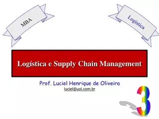 log stica e supply chain management