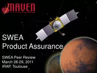 SWEA Product Assurance