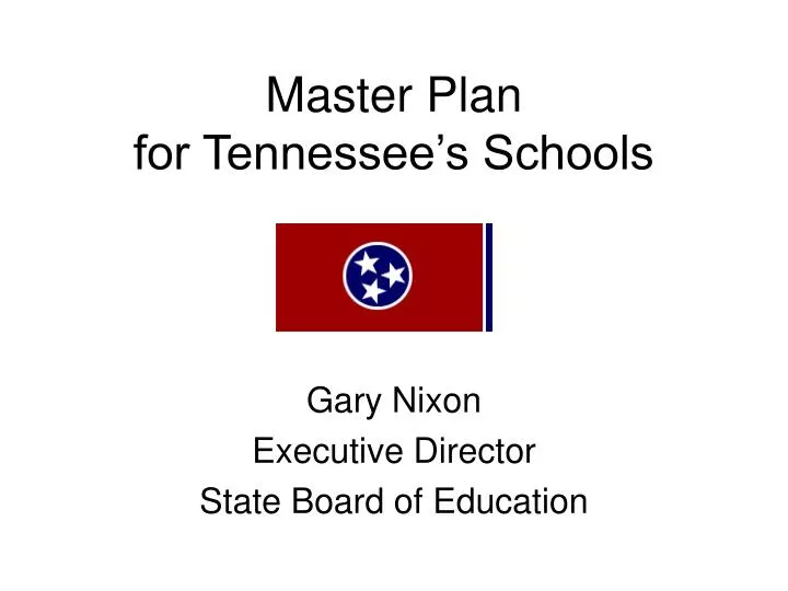 master plan for tennessee s schools