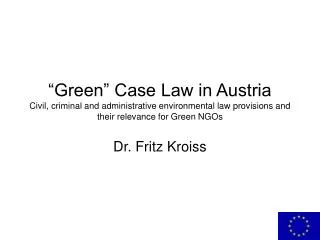 Dr. Fritz Kroiss