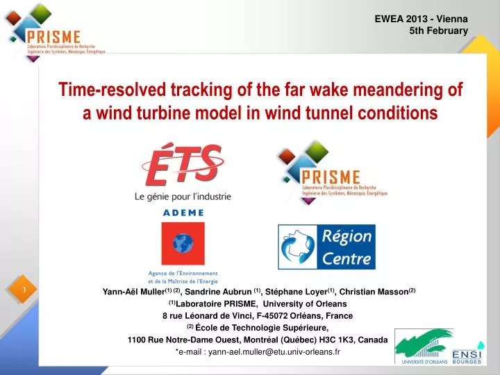 time resolved tracking of the far wake meandering of a wind turbine model in wind tunnel conditions