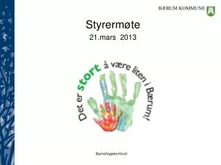 styrerm te 21 mars 2013