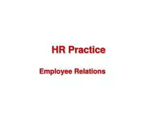 HR Practice