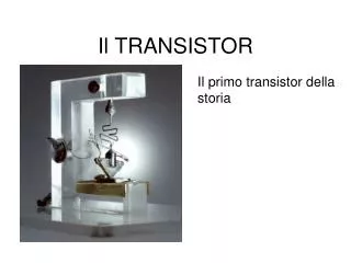 il transistor