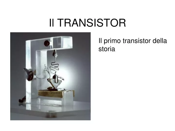 il transistor