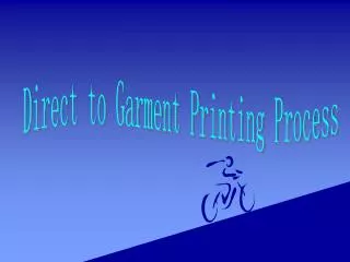 Direct to Garment Printing Process