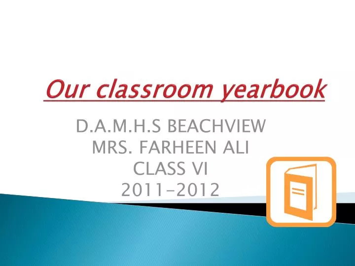 our classroom yearbook