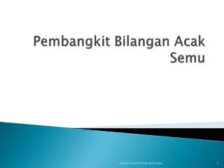 pembangkit bilangan acak semu